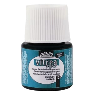 Pebeo Vitrea 160 Glossy Glass Paint 45ml Bottle - Emerald
