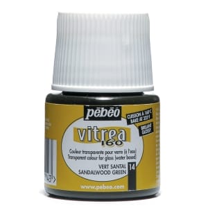 Pebeo Vitrea 160 Glossy Glass Paint 45ml Bottle - Sandalwood