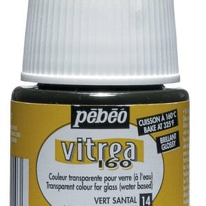 Pebeo Vitrea 160 Glossy Glass Paint 45ml Bottle - Sandalwood