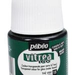 Pebeo Vitrea 160 Glossy Glass Paint 45ml Bottle - Tea Green