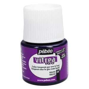 Pebeo Vitrea 160 Frosted Glass Paint 45ml Bottle - Purple
