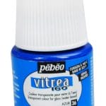Pebeo Vitrea 160 Frosted Glass Paint 45ml Bottle - Azure