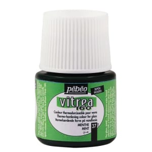 Pebeo Vitrea 160 Frosted Glass Paint 45ml Bottle - Mint