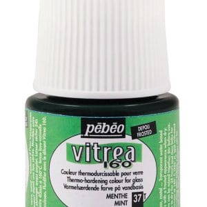 Pebeo Vitrea 160 Frosted Glass Paint 45ml Bottle - Mint