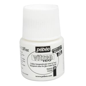 Pebeo Vitrea 160 Frosted Glass Paint 45ml Bottle - Cloud
