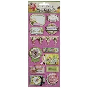 3D Stickers by LianFa (Large) - Design 9