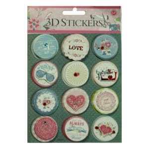 3D Stickers by LianFa (Medium) - Design 14