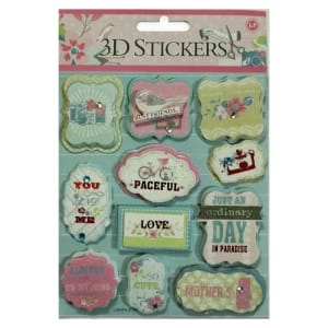 3D Stickers by LianFa (Medium) - Design 15