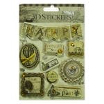 3D Stickers by LianFa (Medium) - Design 18