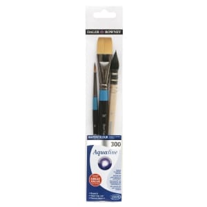 Daler Rowney Aquafine Watercolour Brush Wallet 300