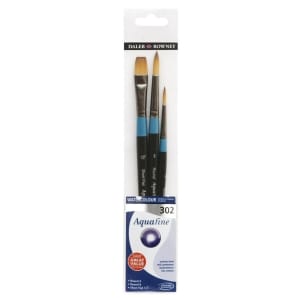 Daler Rowney Aquafine Watercolour Brush Wallet 302