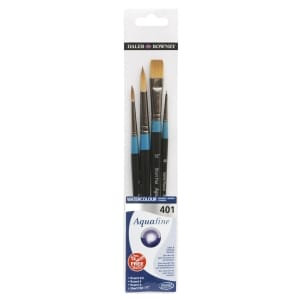 Daler Rowney Aquafine Watercolour Brush Wallet 401
