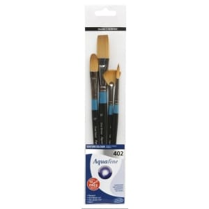 Daler Rowney Aquafine Watercolour Brush Wallet 402