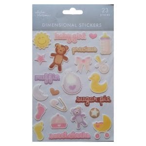 Vivid Epoxy Stickers - Baby