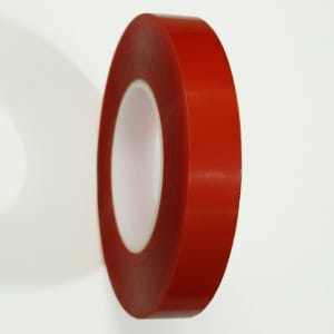 Red Tacky double sided Tape (1 inch or 24 mm by 50 mts)