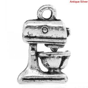 Food MIxer Metal Charms (Set of 5 pcs)