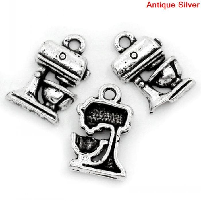 Food MIxer Metal Charms (Set of 5 pcs) camc camc-77_food_mixer_metal_charms_3