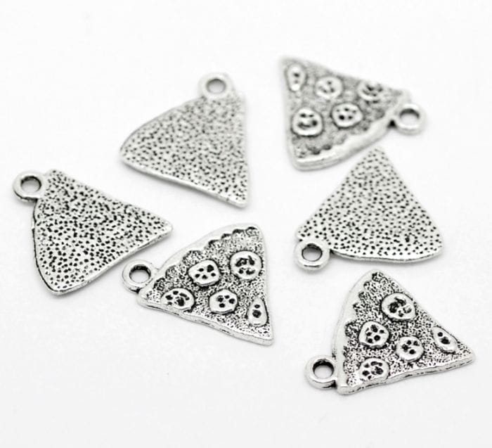 Pizza Metal Charms (Set of 5 pcs) camc 78 pizza metal charms 3 camc-78_pizza_metal_charms_3