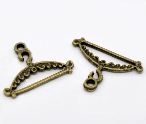 Clothes Hangers Metal Charms (Set of 10 pcs)