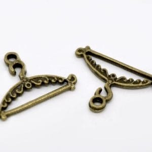 Clothes Hangers Metal Charms (Set of 10 pcs)