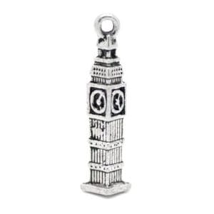London Big Ben Tower Metal Charms (Set of 5 pcs)