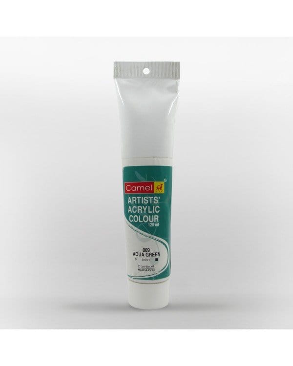 Camel Artist Acrylic Colour 120ml Tube - Aqua Green camel acrylic 120ml 825009 Camel Artist Acrylic Colour 120ml Tube - Aqua Green