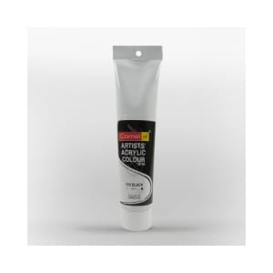 Camel Artist Acrylic Colour 120ml Tube - Black