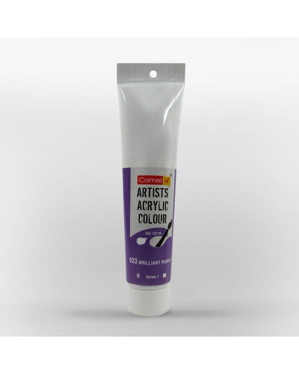 Camel Artist Acrylic Colour 120ml Tube - Brilliant Purple camel acrylic 120ml 825023 Camel Artist Acrylic Colour 120ml Tube - Brilliant Purple