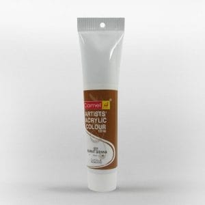 Camel Artist Acrylic Colour 120ml Tube - Burnt Sienna