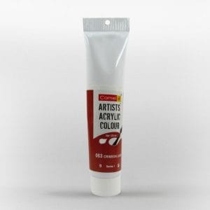 Camel Artist Acrylic Colour 120ml Tube - Crimson Lake
