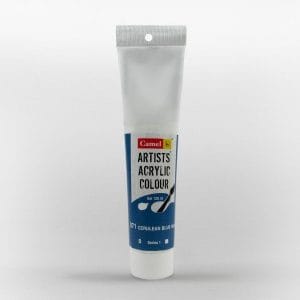 Camel Artist Acrylic Colour 120ml Tube - Cerulean Blue Hue