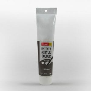 Camel Artist Acrylic Colour 120ml Tube - Grey