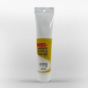 Camel Artist Acrylic Colour 120ml Tube - Naples Yellow Hue