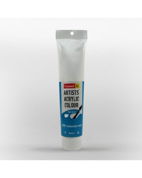 Camel Artist Acrylic Colour 120ml Tube - Turquoise Deep camel acrylic 120ml 825428 Camel Artist Acrylic Colour 120ml Tube - Turquoise Deep