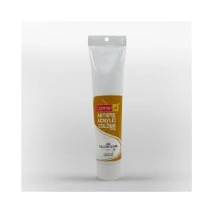 Camel Artist Acrylic Colour 120ml Tube - Yellow Ochre