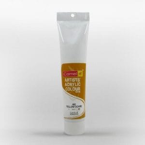 Camel Artist Acrylic Colour 120ml Tube - Yellow Ochre