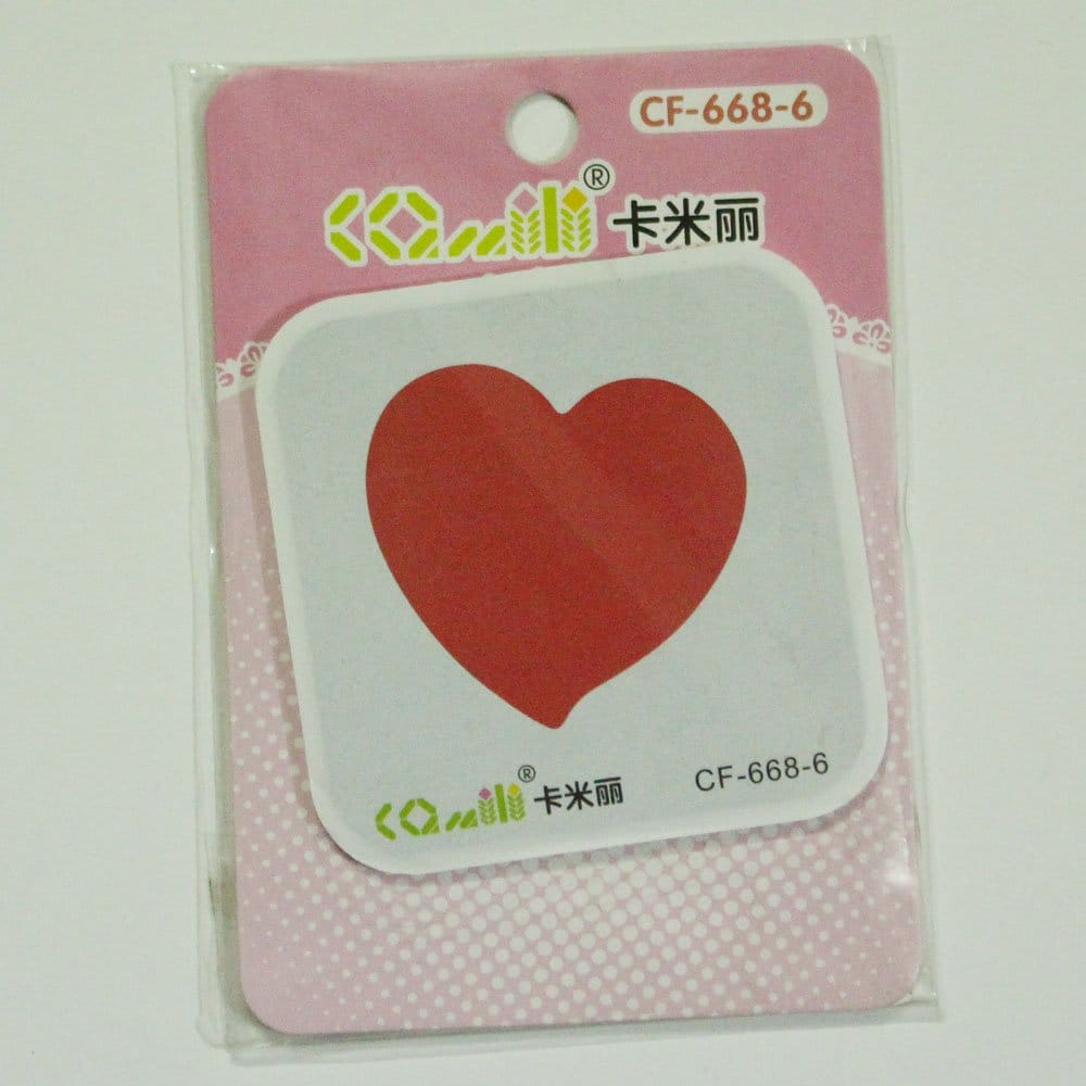 Patterned Dies (Large) - Angled Heart