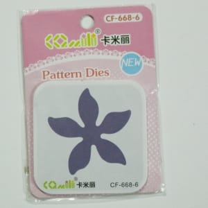 Patterned Dies (Large) - Curly Flower
