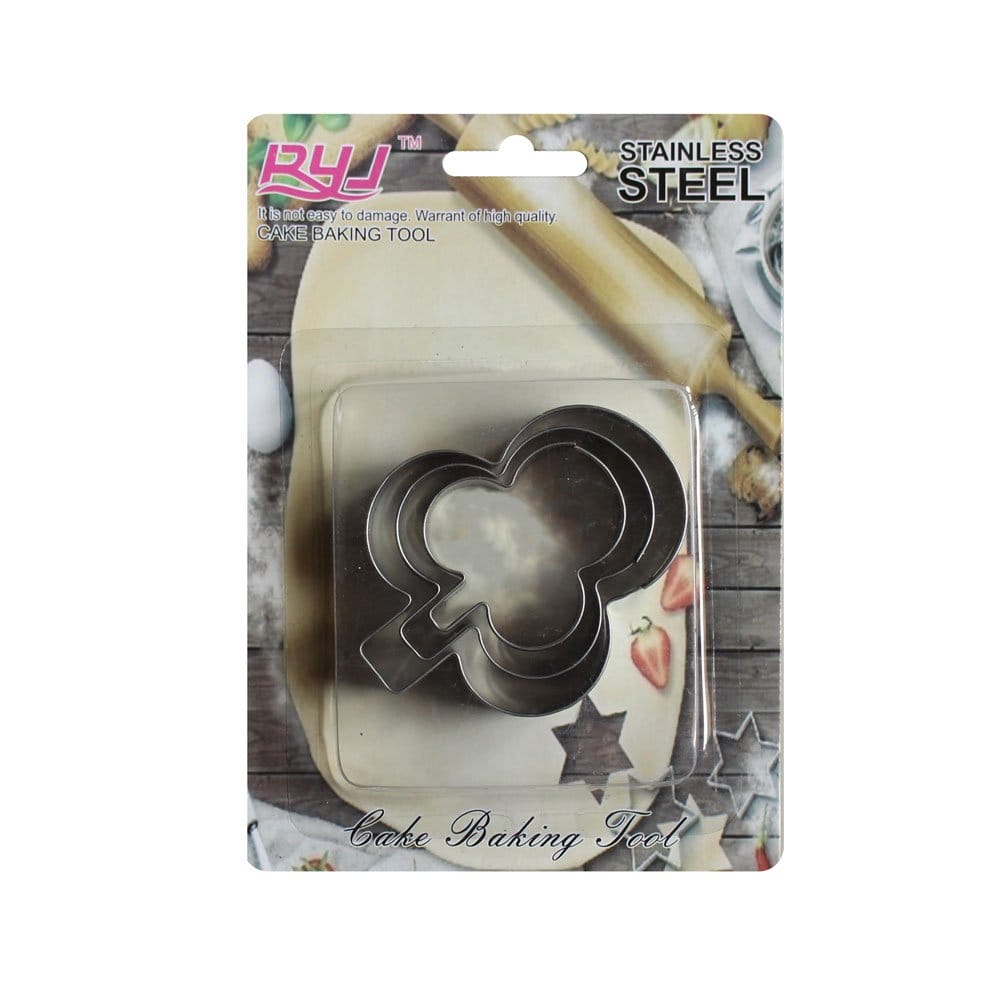 Metal Cookie Cutter Set - Clover i2561 metal cookie cutter baking tool clover Metal Cookie Cutter Set - Clover