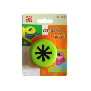 Jef Craft Punch - 8 petal fanned flower