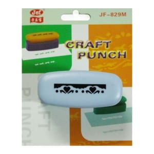 Jef Giant Craft Punch - Swirly Hearts
