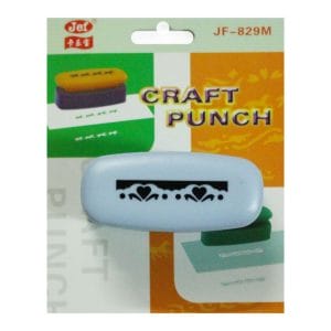 Jef Giant Craft Punch - Swirly Hearts
