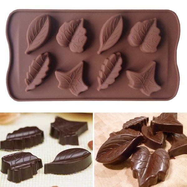 Chocolate Mould - Leaves leaves silicone mold 01 Chocolate Mould - Leaves