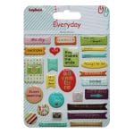 Scrapberrys Epoxy Sticker - Everyday