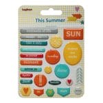 Scrapberrys Epoxy Sticker - This Summer