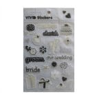 Vivid Epoxy Stickers - Wedding