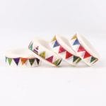 Patterned Banners - Colorful - Japanese Washi Tape