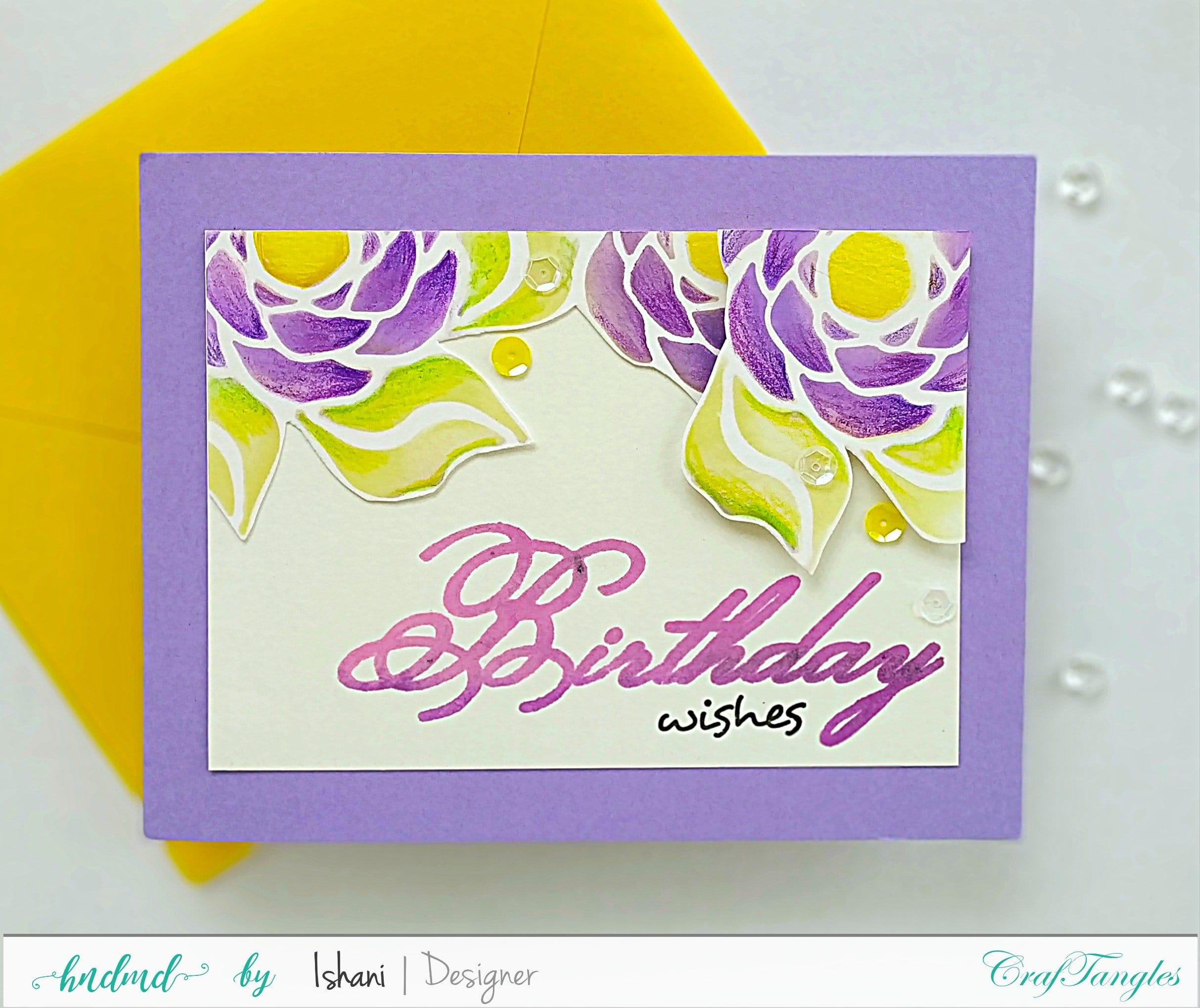 CrafTangles Natural white cardstock A4 (240 gsm) (Set of 10 sheets) Ishani May2020 Birthday Cards 3 Ishani_May2020_Birthday_Cards_3