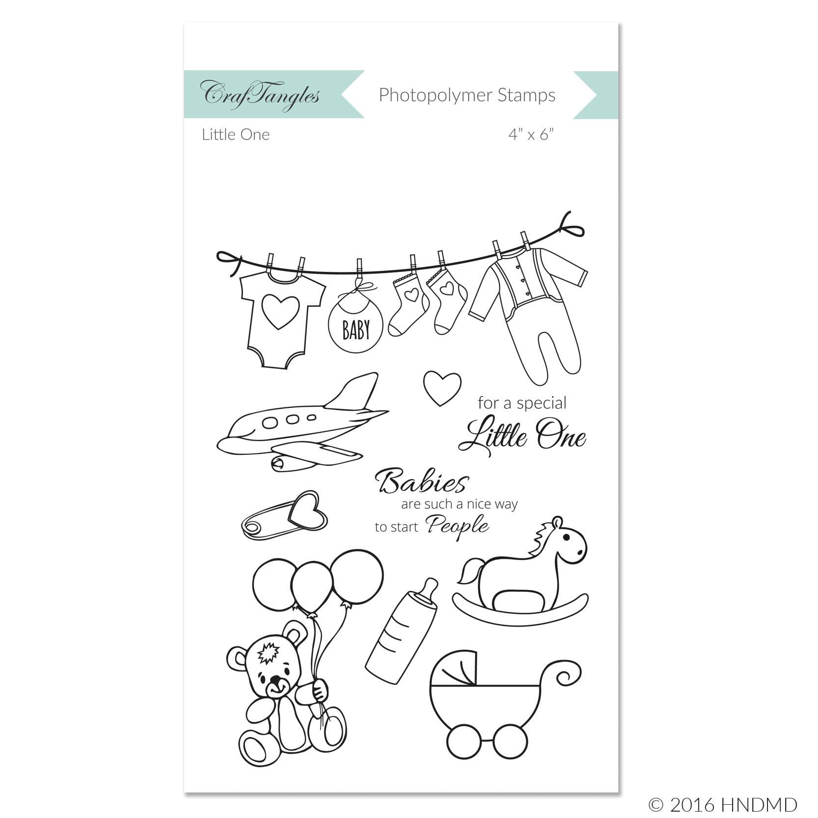 CrafTangles Photopolymer Stamps - Little One Little One stamp CrafTangles Photopolymer Stamps - Little One