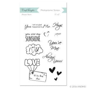 CrafTangles Photopolymer Stamps - Always Yours